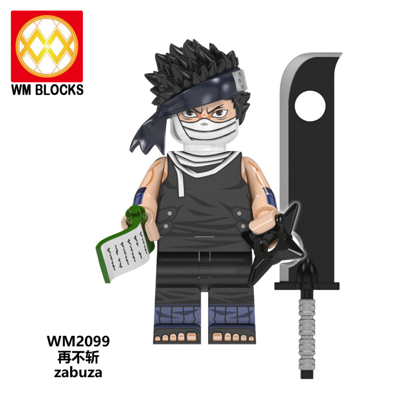 WM6107 New Uzumaki Naruto Hyuga Hinata Zabuza Haku Tsunade Jiraiya Haruno Sakura Anime Naruto Figures Building Blocks Kids Toys