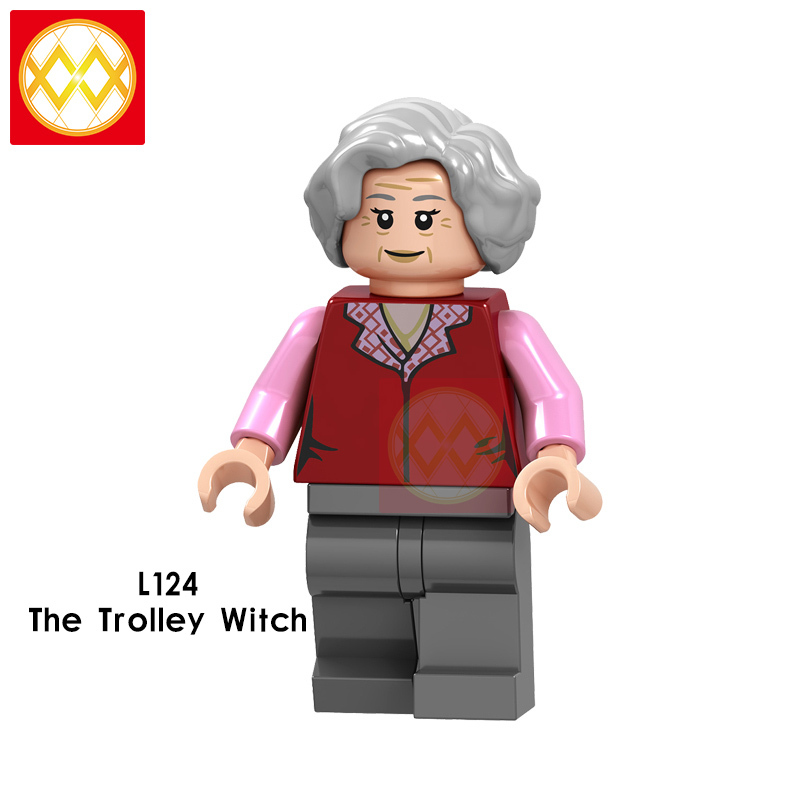 L122-129 Oliver Wood Queenie Goldstein The Trolley Witch Ron Weasley Professor Snnape Tina Marcus Flint Jacob Building Blocks Kids Toys