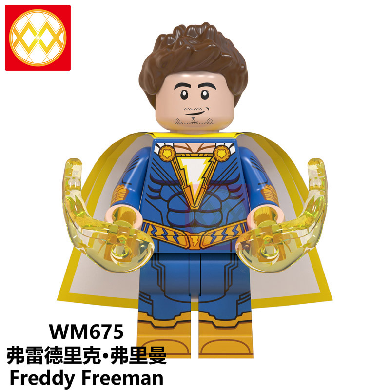 WM6058 Shazam Billy Batson Darla Freddy Freeman Mary Perdro Pena Eugene Choi Thaddeus Super Heroes Building