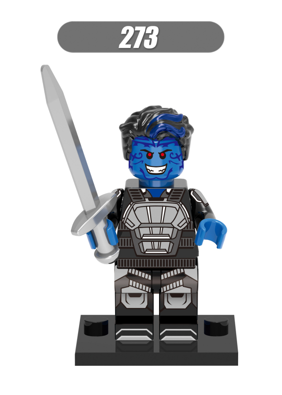 X0115 DC Movie Superhero X-Men Apocalypse Magneto Archangel Lingdie Professor X Fast Silver Blue Devils Little Naughty Building Blocks Kids Toys