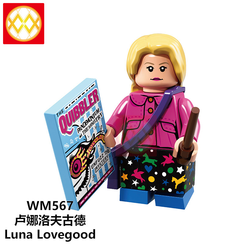 WM6041 Flitwick Dumbledore Longbottom Luna Diggory Trelawney Harrys Novel Movie Collection Building Blocks Toys for Children