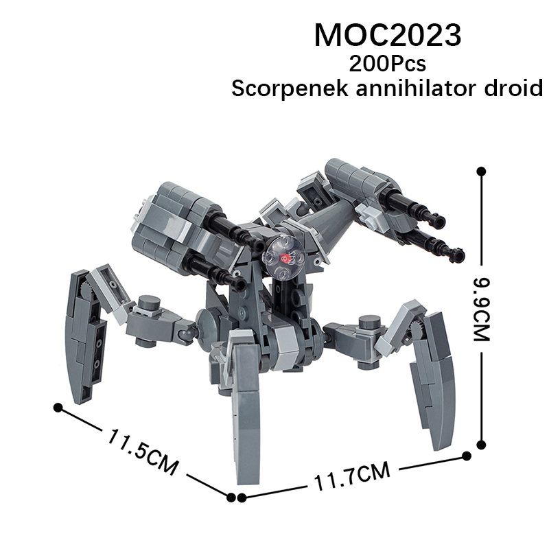 MOC2023 Star Wars Scorpenek Annihilator Droid Model DIY Educational Toys Buildig Blocks Bricks Kids Toys for Children Gift MOC Parts 