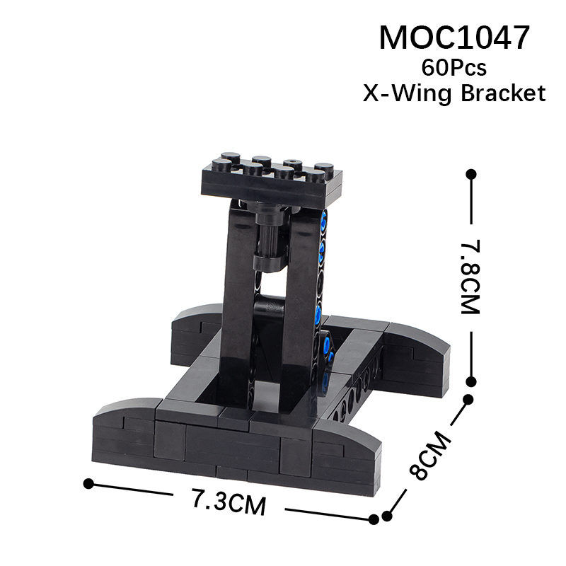 MOC1047 Creativity Series Star Wars X-Wing Bracket Building Blocks Bricks Kids Toys for Children Gift MOC Parts