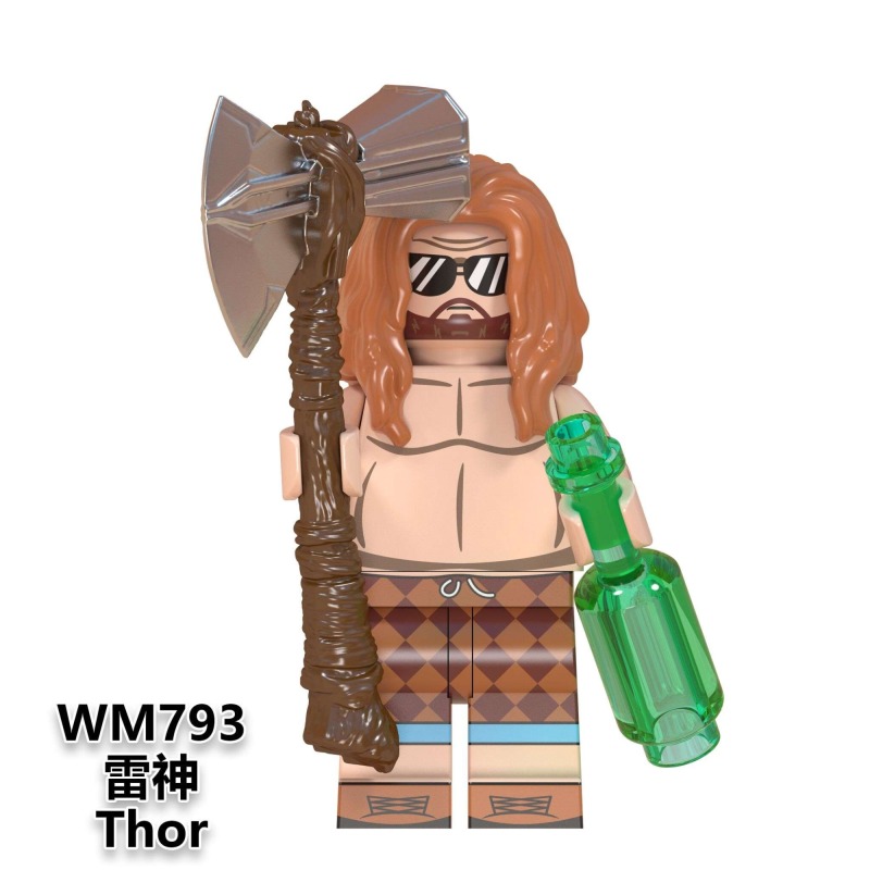 WM793 Marvel Movie Thor Action Figure Building Blocks Kids Toys