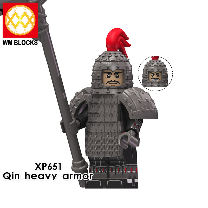 KT1088 Qin Ruishi Qin Heavy Armor Qin Sergeant Qin Wujiang Qin Nu Shi Qin Geshi Qin Shi Huang Qin Wenguan Building Blocks Kids Toys