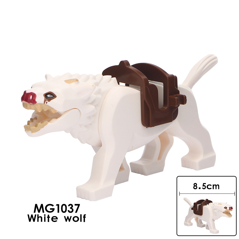 MG1037 Single Cartoon Animal Lord of the Rings Wolf Figures Building block toys