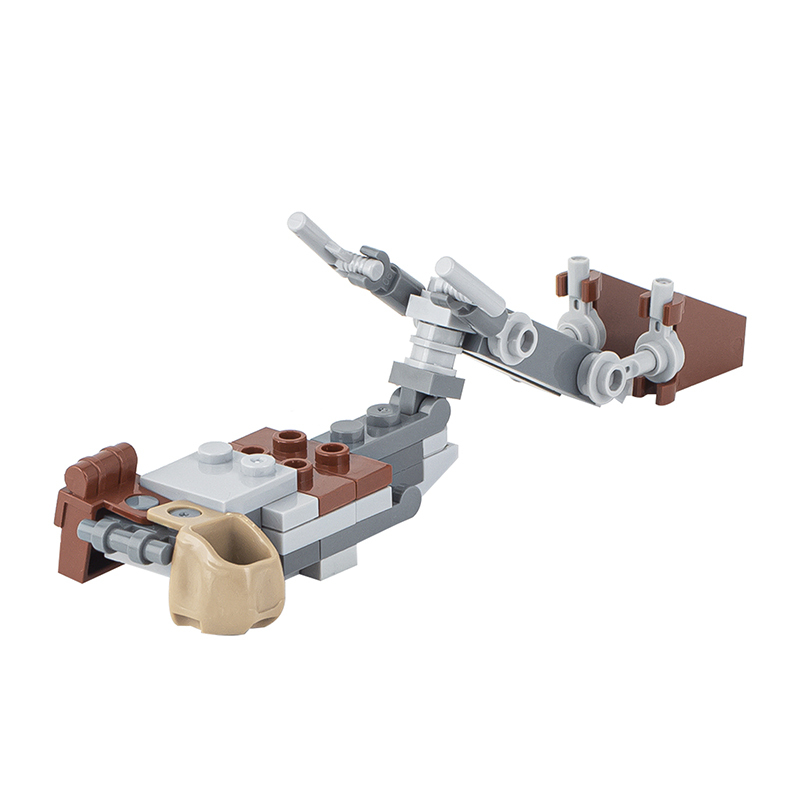 MOC2024 Star Wars Mandalorian Speeder Bike Zephyr-J Buildig Blocks Bricks Kids Toys for Children Gift MOC