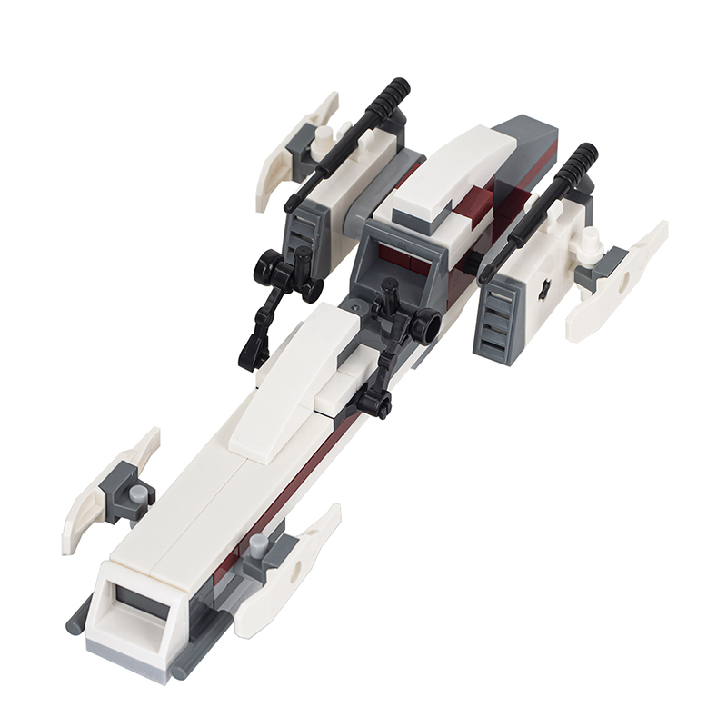 MOC2039 Star Wars White BARC Speeder DIY Model Building Blocks Educational Toys For Kids Gifts