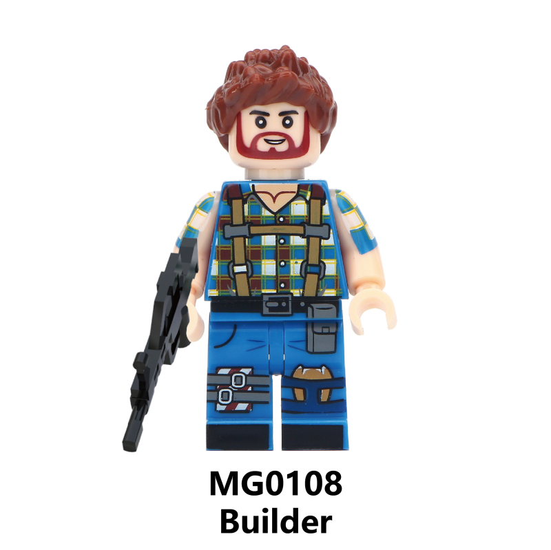 All Individual Fort-Nitly Shooting Game Battle Royal Jonesy Male Explorer Fort Nightly Mini Building Blocks Action Figures Toy MG9003 MG9008 MG9006