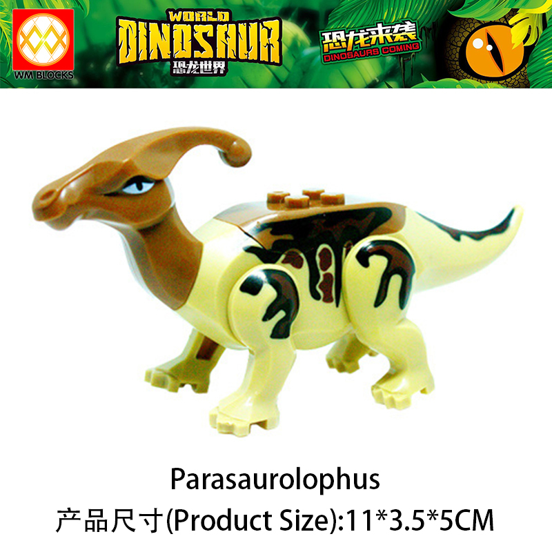 Mini Action Figure Small Dilophosaurus Velociraptor Pteranodon Stygimoloch Building Blocks Education Scale Animal Dinosaur Toys