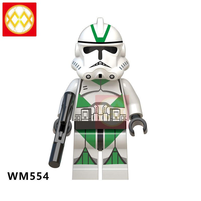 WM6036 Imperial Redcoat Army Soldier Stormtrooper Snowtrooper Clone Trooper Action Figures Building Blocks Toys For Children