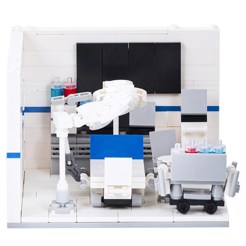 MOC4051 City Series Hospital Building Blocks Bricks Kids Toys for Children Gift MOC Parts