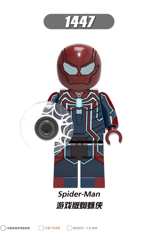 X0280 New Super Hero Mini Man Action Figures Into the Spider Verse Agent Venom Gwen Action Figures Building Blocks Toys For Kids