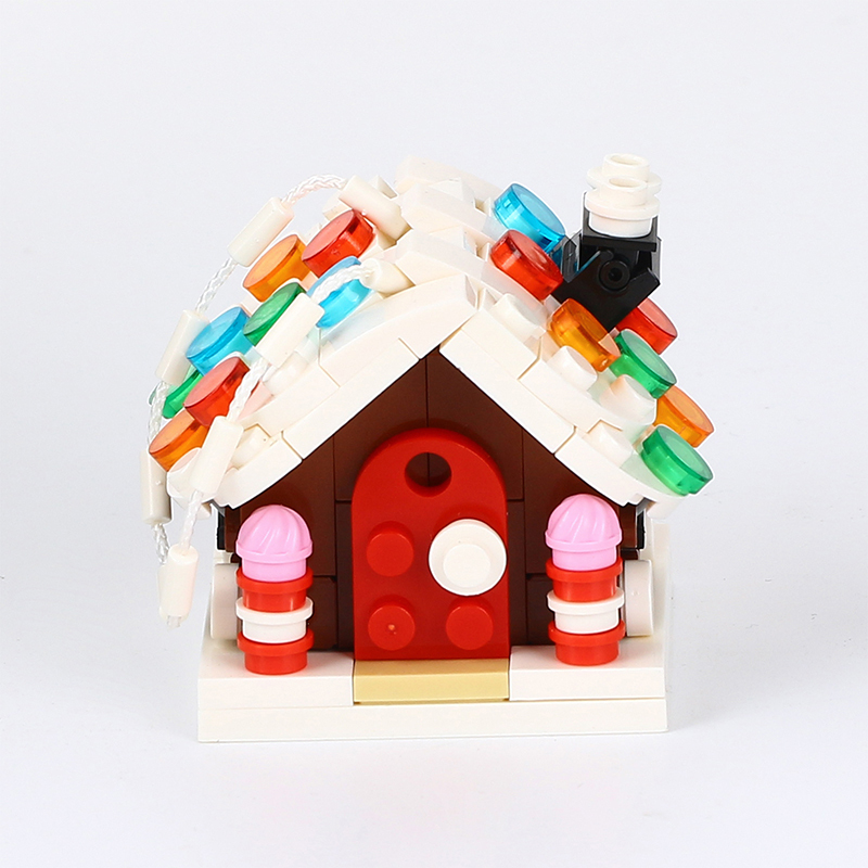 MOC1013 City Series Candy House Hanging Decoration Building Blocks Bricks Kids Toys for Children Gift MOC Parts