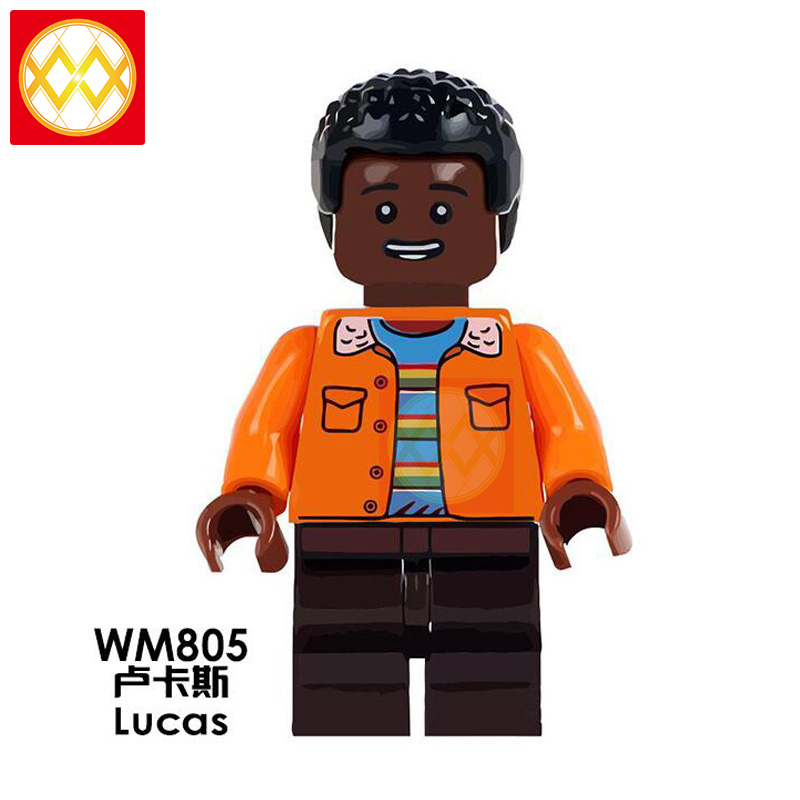 WM6023 Stranger Things Luke Mike Dustin Will Compatible building block toys for children