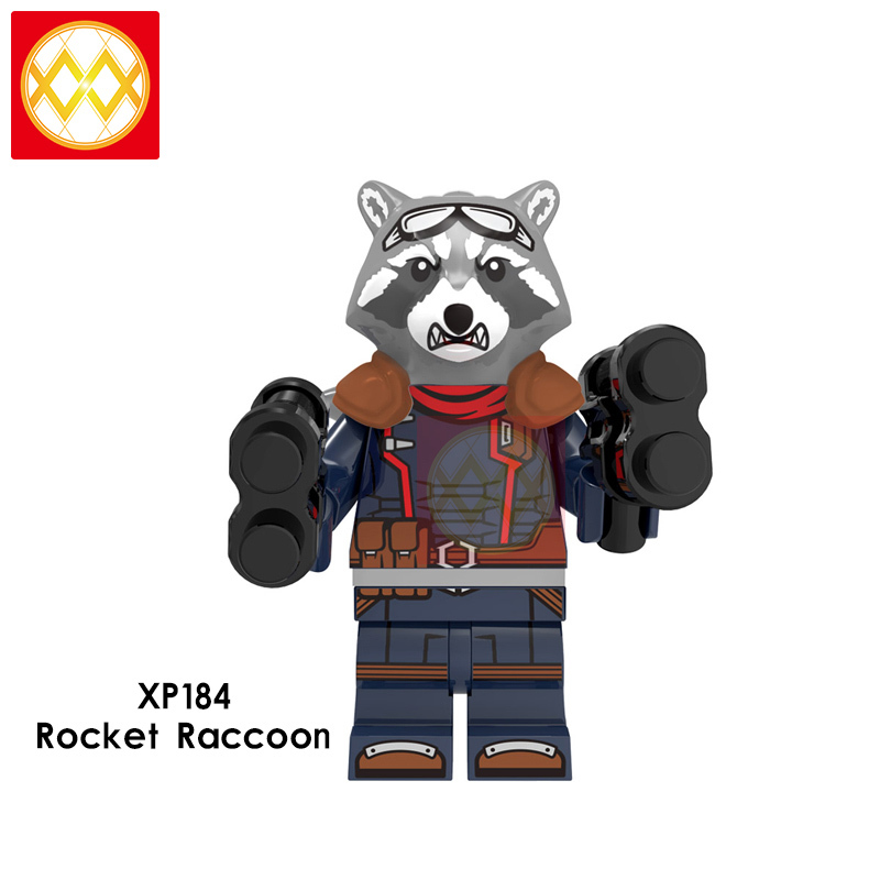 KT1025 Thanos Nebula Thor Black Widow Rocket Raccoon Captain America Vision Ronin Building Blocks Kids Toys