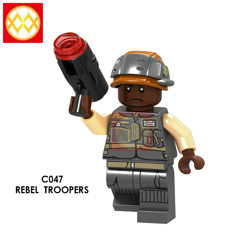 C041-048 STORMTROOPER REBEL PILOT FIRST ORDER FLAMETROOPER REBEL TROOPERS Building Blocks Kids Toys