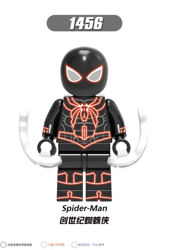 X0281 Marvel Spider Man Super Hero Action Figure Building Blocks Kids Toys