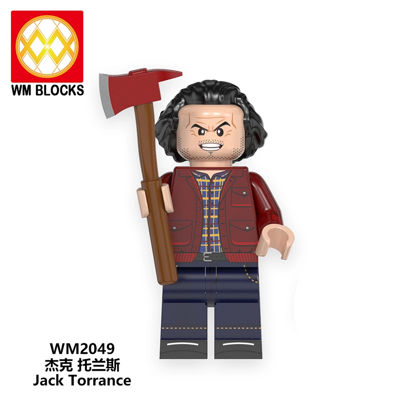 WM6101 Halloween Horror Mini Action Figures Chainsaw Killer Sam Jason Elvira Pyramid Head Building Blocks Gift Toys For Children