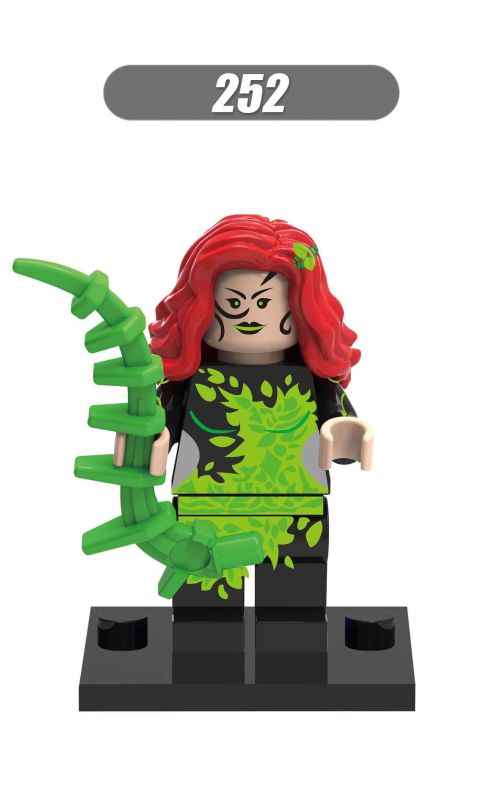 X0113 DC Movie Superhero Death Shooter Plant Ivy Catwoman Joker Harley Quinn Scarecrow Building Blocks Kids Toys