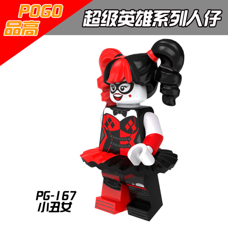 PG8045 DC Movie Super Hero Batman Bruce Wayne Barbara Gordon Harley Quinn Riddler Action Figure Building Blocks Kids Toys