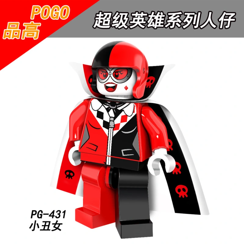 PG8111 Movie Super Hero Robin Ulysses Klaw Najya Egghead Corvus Glaive Harley Quinn Black Vulcan Cheetah Action Figure Building Blocks Kids Toys