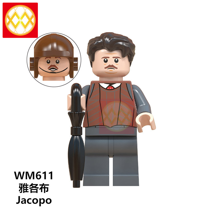 WM6048 Jacob Queenie Newt Gellert Grinelwald Seraphina Picquery Tina Harry Potteres Series Building Blocks Children Gift Toys