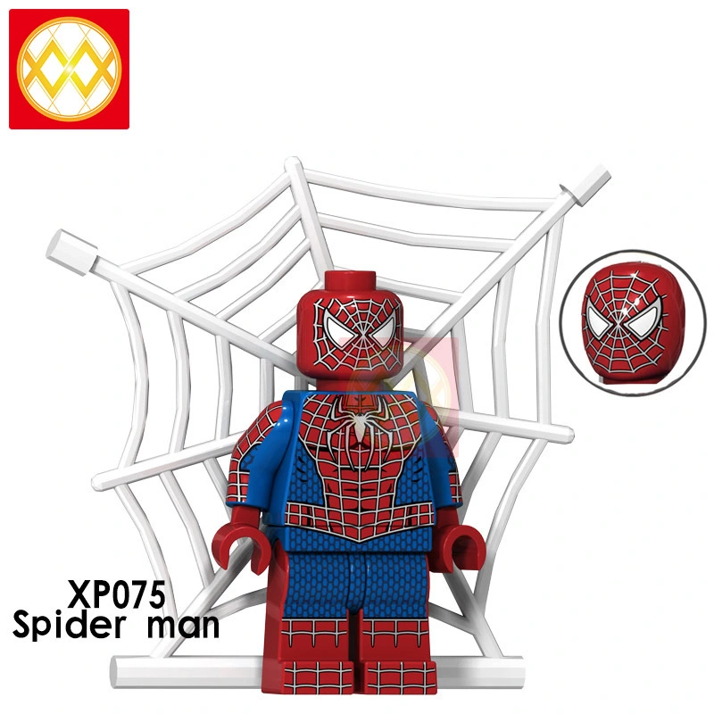 KT1010 Venom Deadpool Spider Man Captain America Action Figures Movie Series Building Blocks Kids Toys