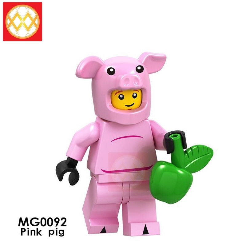 MG0092 Pnik Pig Mini Action Figures Building Blocks Toys