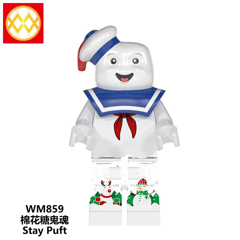 WM6077 Christmas Series Building Blocks Gizmo Stripe Stay Puft Unicorn Alien Woody Ducky Cartoon Action Figures Toys For Kids