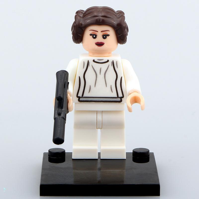 PG8005 Famous Star Wars Movies  Leia Building Blocks Kids Toys Christmas Gifts