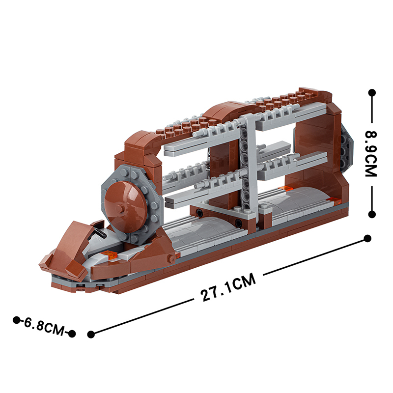 MOC2007 Star Wars series duck soldier transport ship Buildig Blocks Bricks Kids Toys for Children Gift MOC Parts