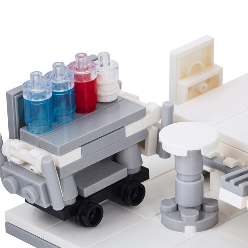 MOC4051 City Series Hospital Building Blocks Bricks Kids Toys for Children Gift MOC Parts