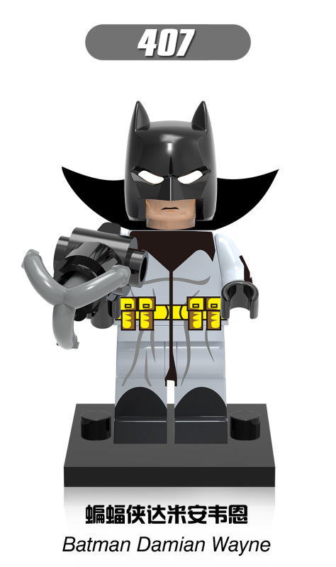 X0133 DC Movie Series Superhero Batman Various Costumes Modeling Black Lantern Batman Comic Dress Batman Cash Dress Batman Building Blocks Kids Toys K