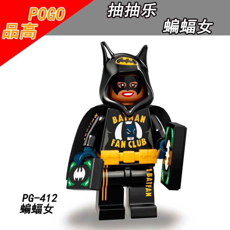 PG8107 Surfing Batgirl Swimsuit Afu Batgirl Jana GeneralZod Black Canary  Batman Building Blocks Kids Toys