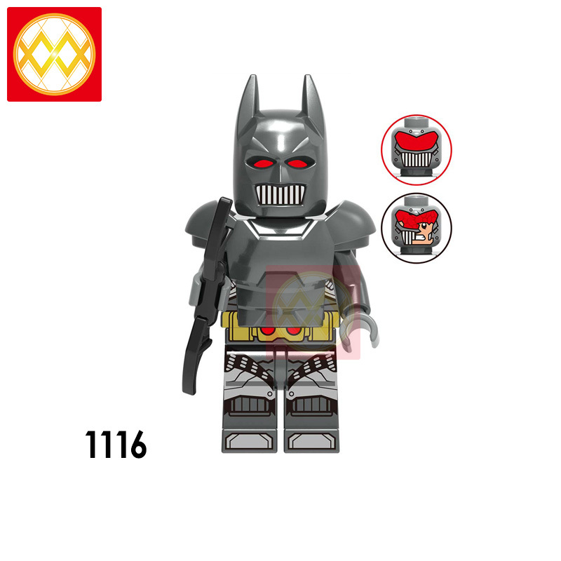 X0238 Nightmare Batman Black Superman Batman Harley Quinn Frost Slayer Poison Ivy John Constantine Talon Building Blocks Kids Toys