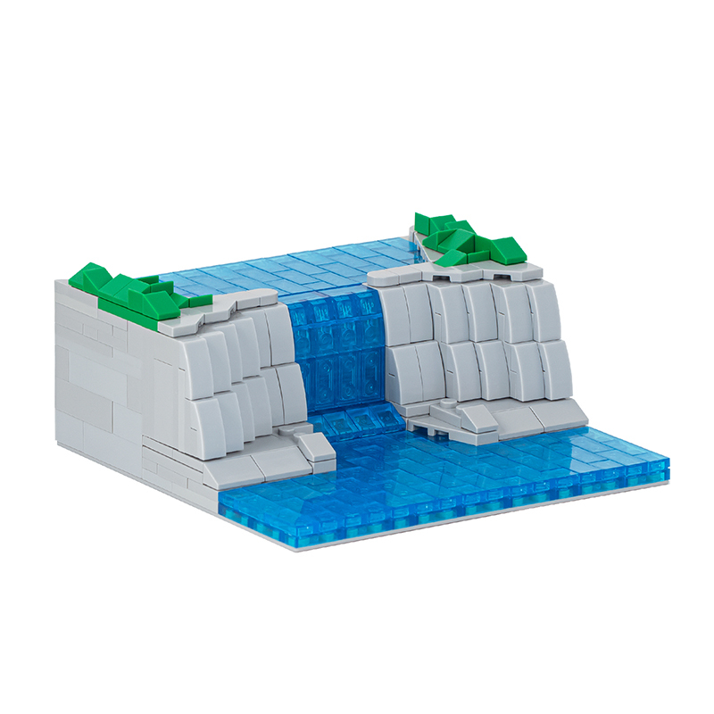 MOC1028 MOC1028-A Creativity Naruto Final Valley Building Blocks Bricks Kids Toys for Children Gift MOC Parts