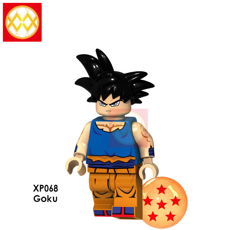 KT1009 Android 17 Goku Tien Shinhan Krillin Burdock Anime Figure Series Cartoon Movie Characters Building Blocks Kids Toys