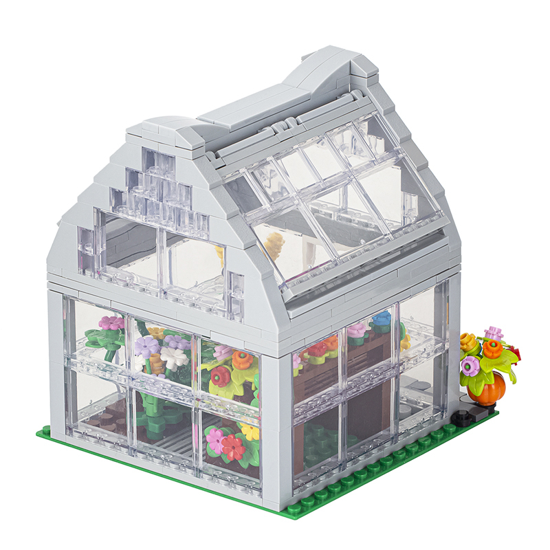 MOC3012 City Series Flower House Building Blocks Bricks Kids Toys for Children Gift MOC Parts