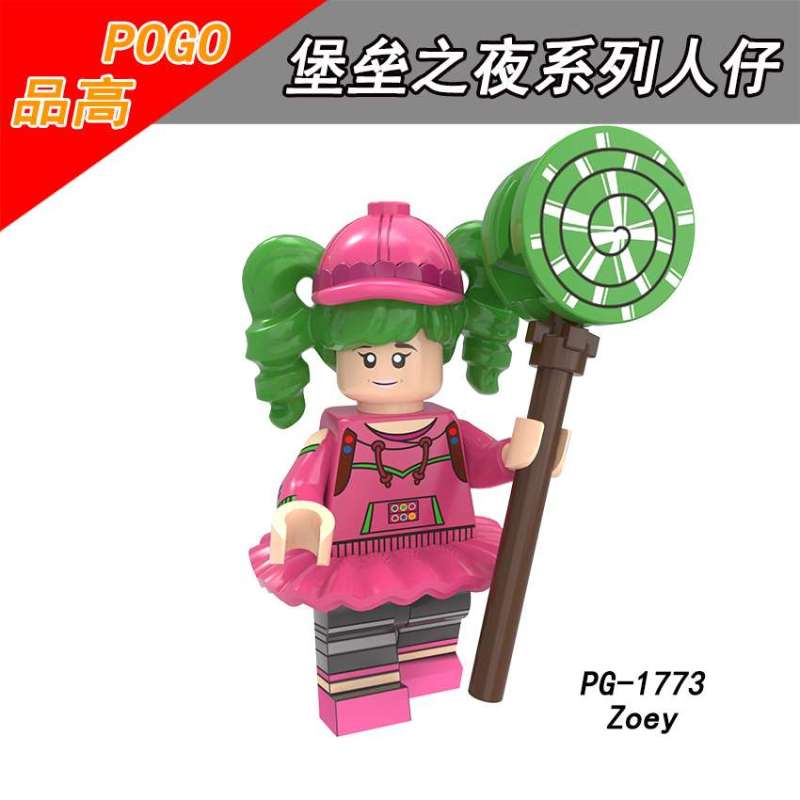 PG8203 Fortnite Zoey Cuddle Team Leader Technique Chromium Leviathan Tomatohead Rite Gunne Beafult Skin No.3 Action Figures Building Blocks Kids Toys