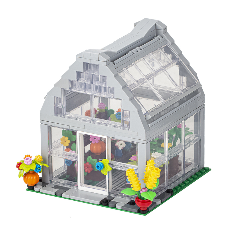 MOC3012 City Series Flower House Building Blocks Bricks Kids Toys for Children Gift MOC Parts