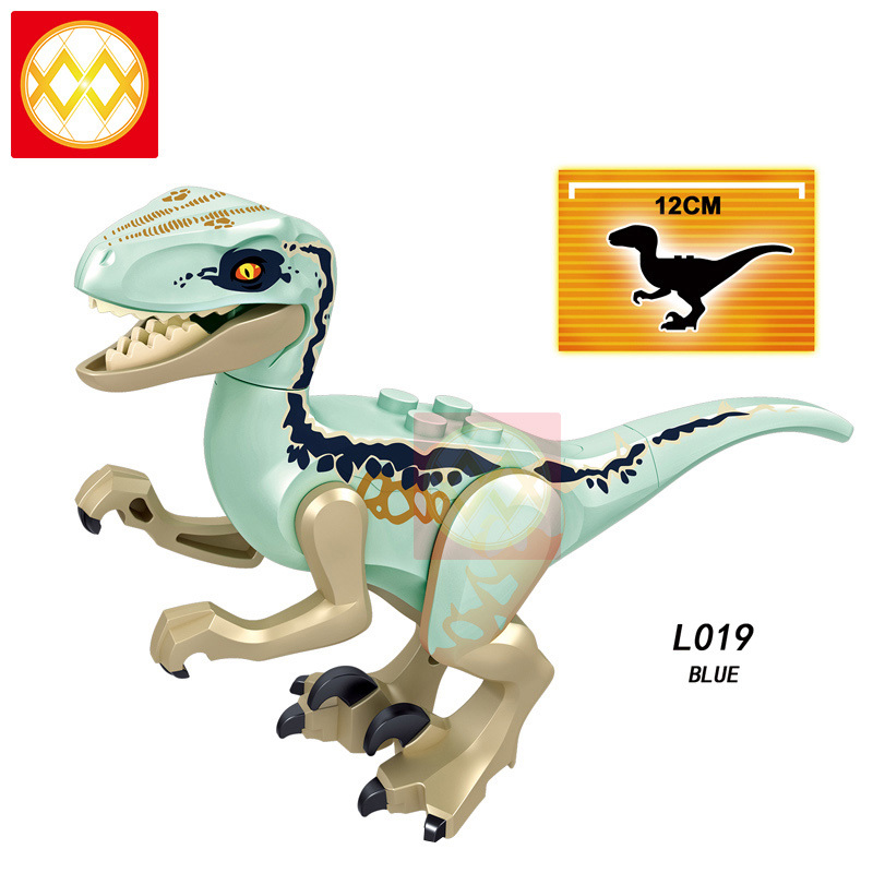 WM Jurassic Century Dinosaur World L018-029 Dinosaur Series Assembled Building Block Minifigure Toys for Children