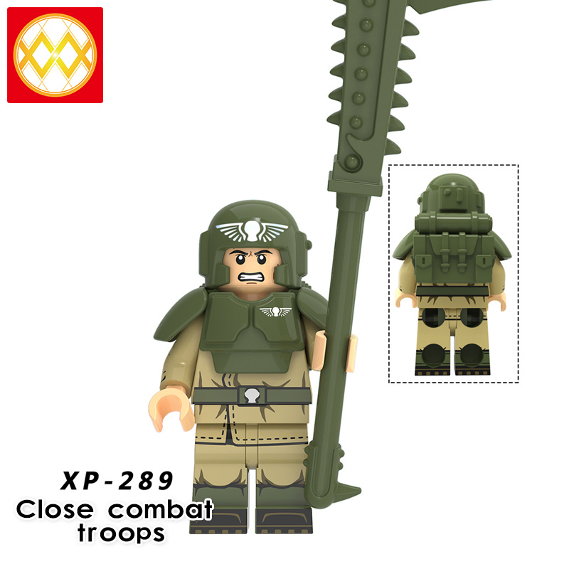 KT1037 Warhammer 40,000 Heavy armed forces commander Engineer Combat soldier Signal soldier Assault Building Blocks Kids Toys
