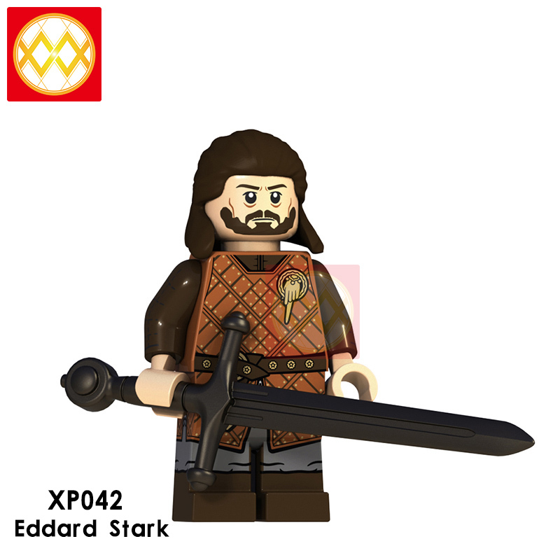 XP042-047 Eddard Stark Jory Cassel The Archer Spear Infantry Sword Infantry Hallis Mollen Building Blocks Kids Toys