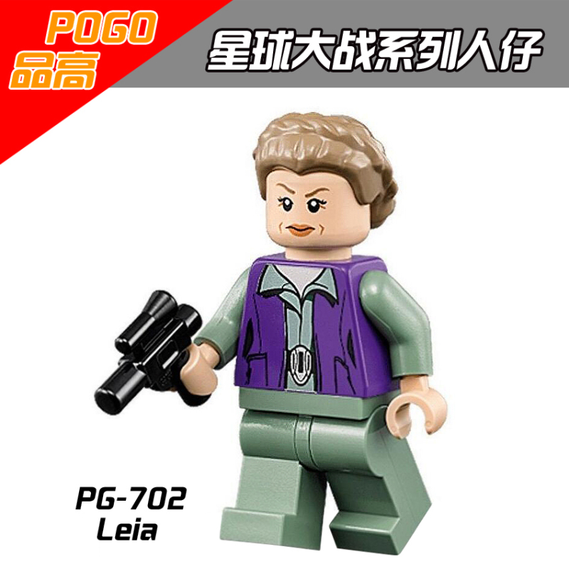 PG8049 Finn Anakin Skywalker K-3PO Master Yoda Leia Building Blocks Kids Toys