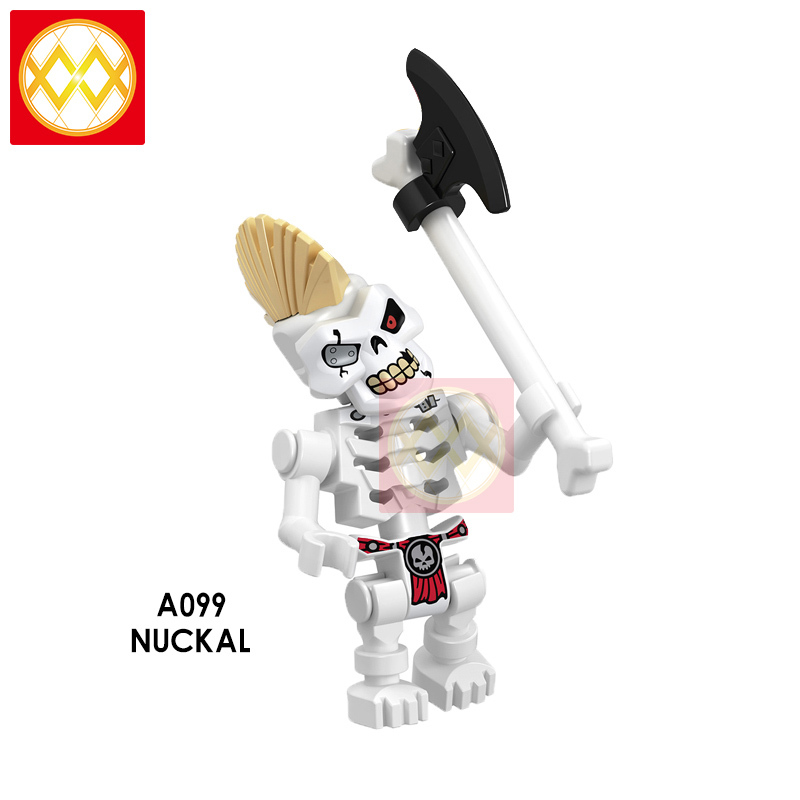 A098-A105 KRUNCHA NUCKAL CHOKUN NYA WU SCOUT LLOYD THE OVERLORD Building Blocks Kids Toys