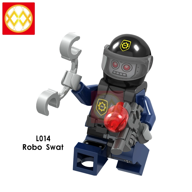 L009-016 Emmet Wyldstyle Sheriff Not-a-robot Gordon Zola Bad Cop Robo Swat Vitruvius Building Blocks Kids Toys