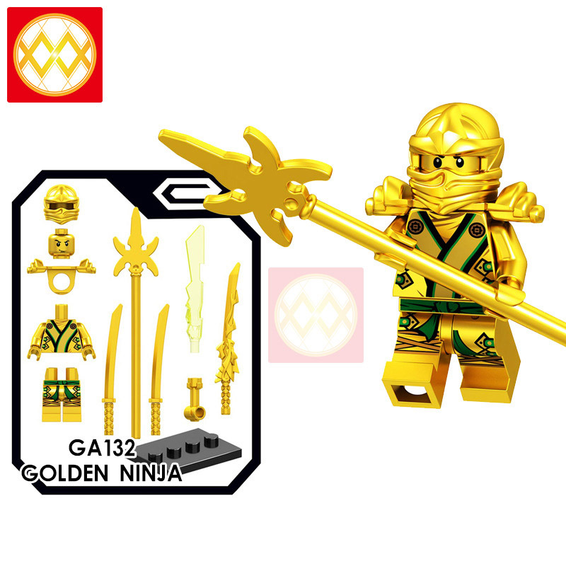 GA131-136 ZANE ZX GDLDEN NINJA COLE ZX LLOYD ZX JAY ZX KAI ZX Building Blocks Kids Toys