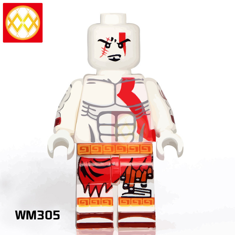 WM6001 Mr.Inkcredible Michael Jscofield Godmars Plawres Sanshiro Kratos Robocop Movie Action Figures Building Blocks Kids Toys