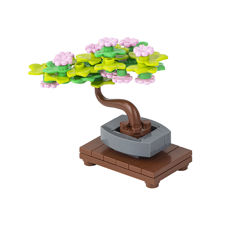 MOC0082-A City Series Furniture Bonsai Building Blocks Bricks Kids Toys for Children Gift MOC Parts